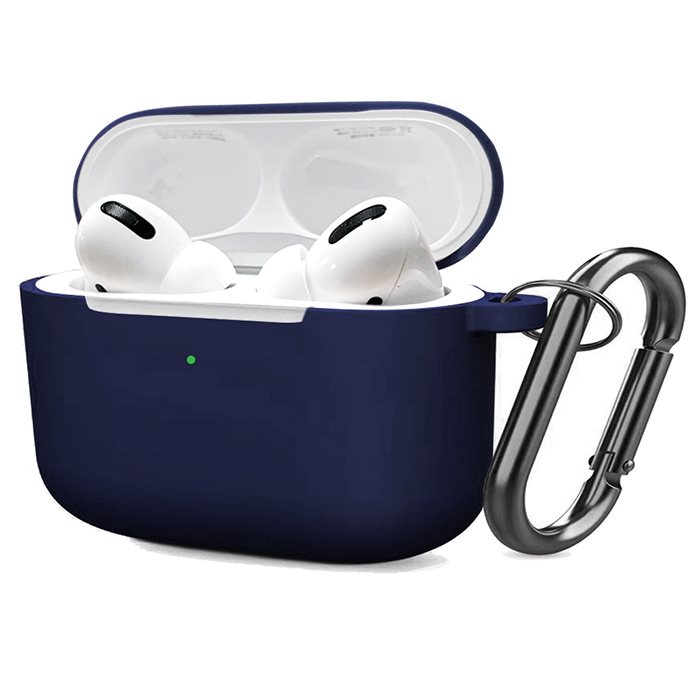 Silicone Airpods Pro Case Dark Blue