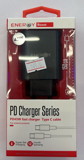 PD Charger 45W TypeC