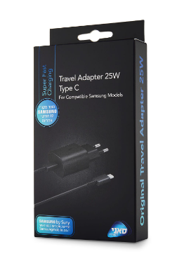 מטען TypeC 25W Black