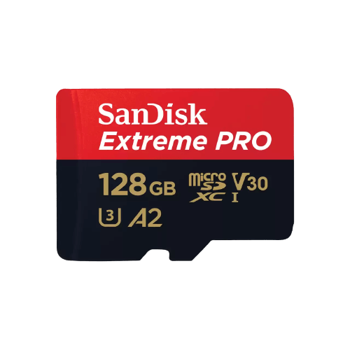 כרטיס זיכרון 128GB Extreme Pro microSDXC 200MB/s
