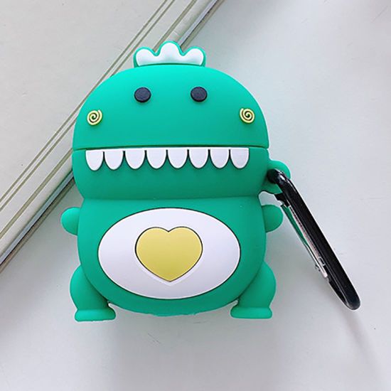 מגן AirPods2 Green Dinosaur