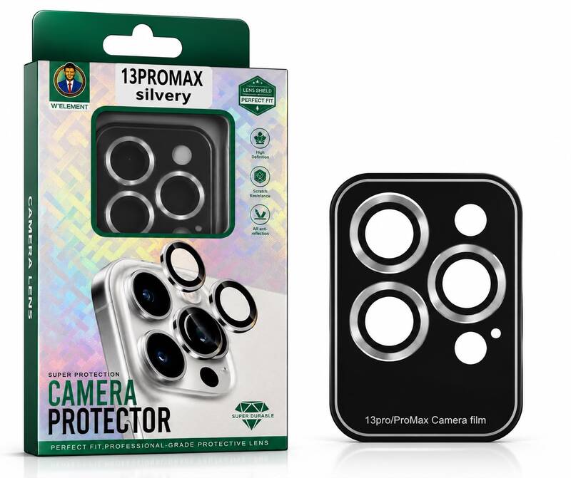 מגן מצלמה 13PROMAX SILVER