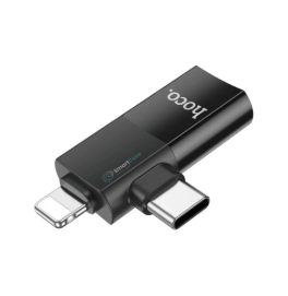 מתאם OTG לאייפון ואנדרואיד HOCO UA17 Lightning & USB-C to usb