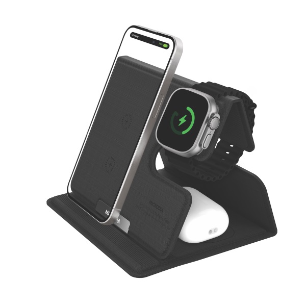 MICRODIA CHARGINGStation Folio 23W 4-in1 BLACK