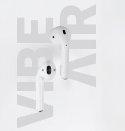 אוזניות Bluetooth אלחוטיות Vibe Air לבן
