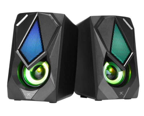 מערכת רמקולים זוג גיימינג חיבור USB Xtrike