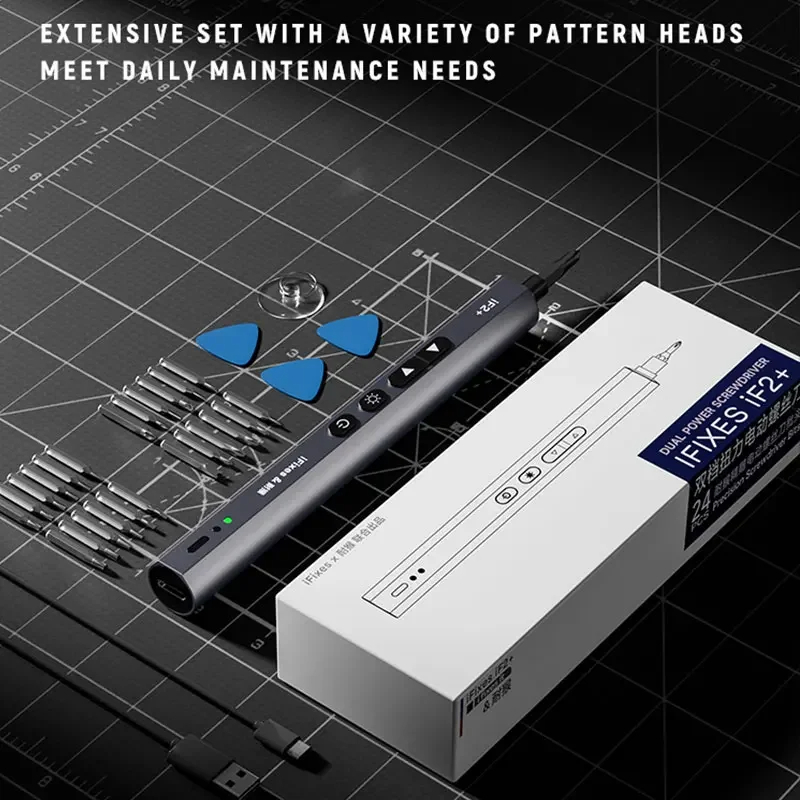 מברגה חשמלית - Precision Electric Scredriver Set ifexes if2+