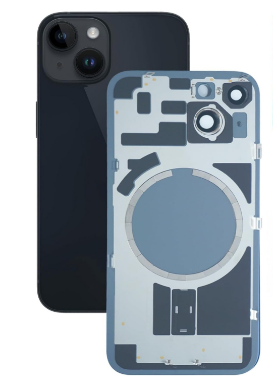 גב איפון 14 פלוס ללא NFC שחור תחליפי