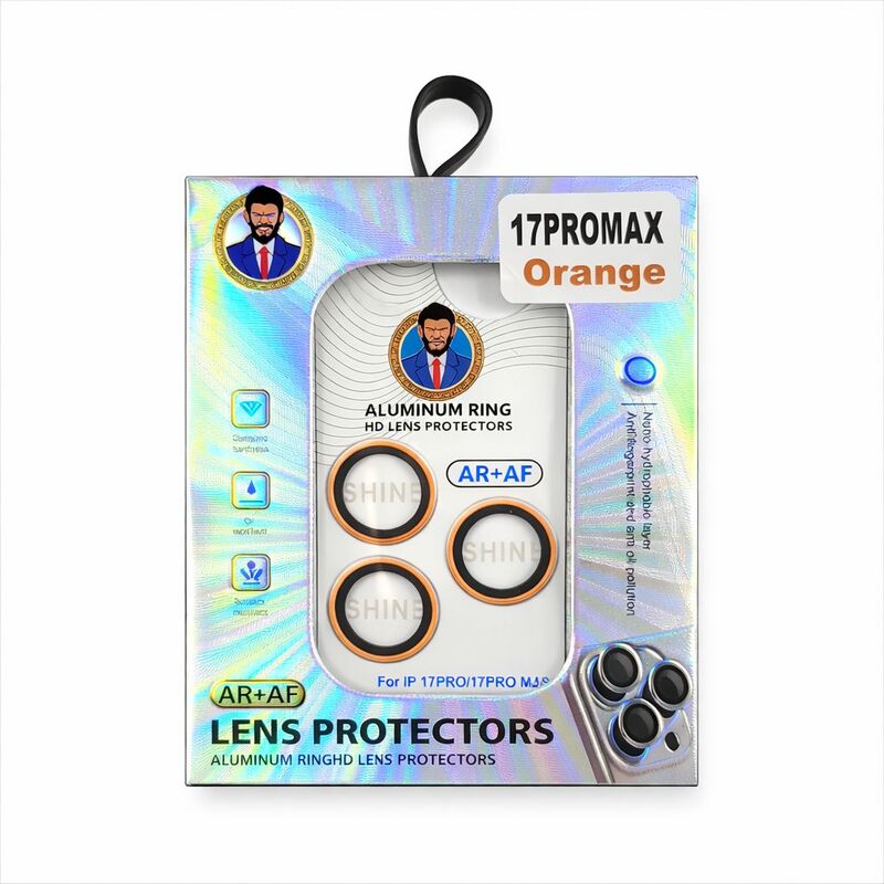 מגן מצלמה Iph17PM Orange