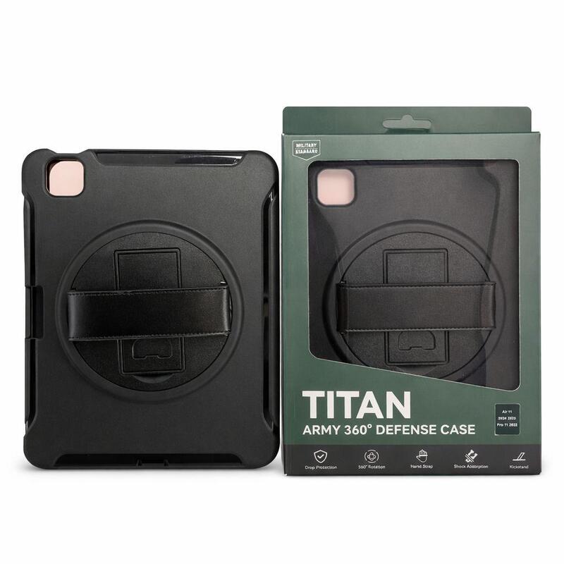 Titan defense case for ipad Air11 2024/ Pro11 2022/ Air11 2022 Black