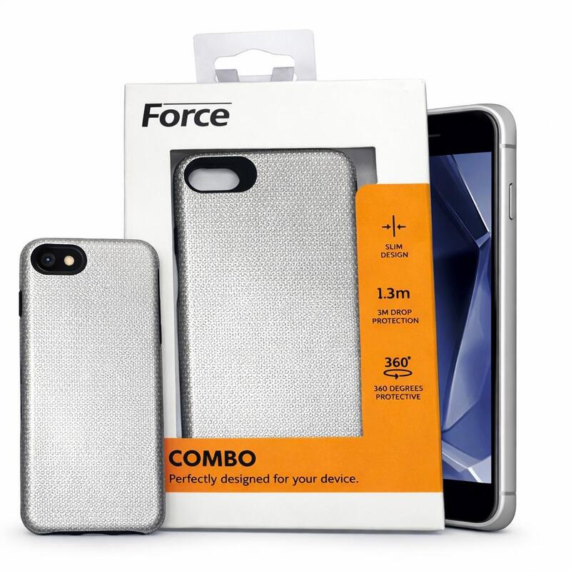 מגן Combo Iph7/8/Se Silver