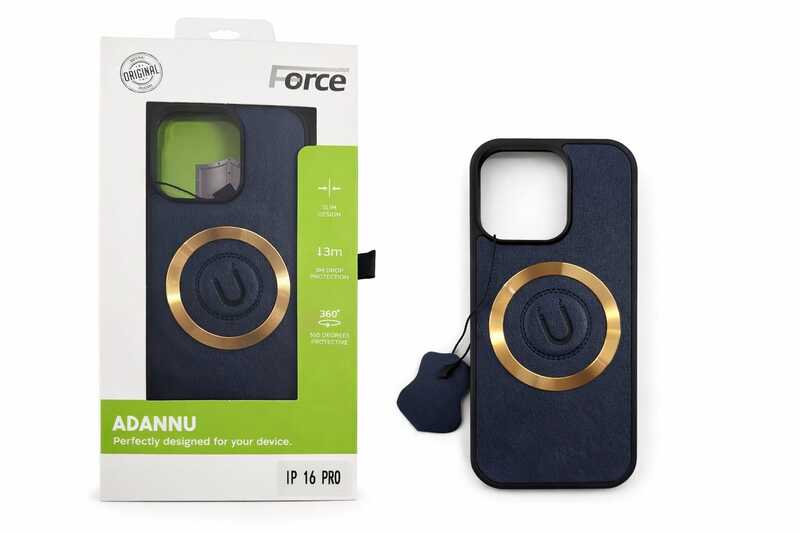 ADANNU IPHONE 16 BLUE WHITH GOLD