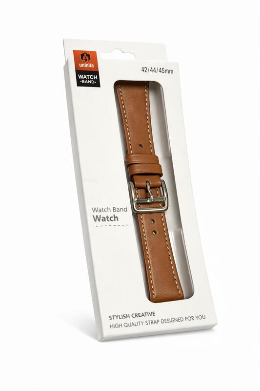 מגן Apple watch Band Leather Brown 42/44/45/49mm