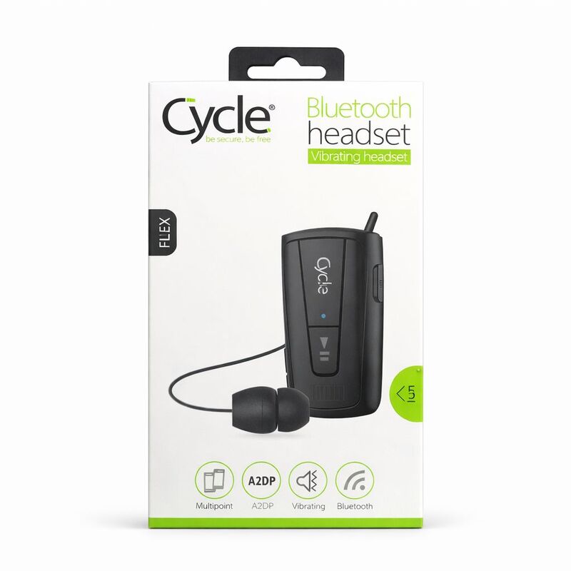 אוזניה חוט CYCLE FLEX BT שחור