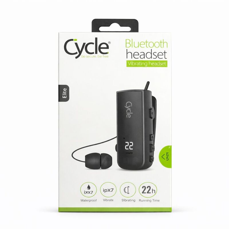 אוזניה חוט CYCLE ELITE BT שחור