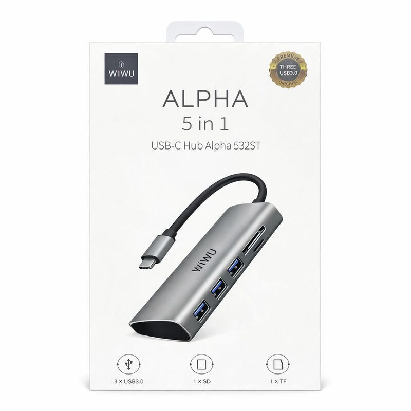 כבל מתאם ALPHA 5 IN 1
