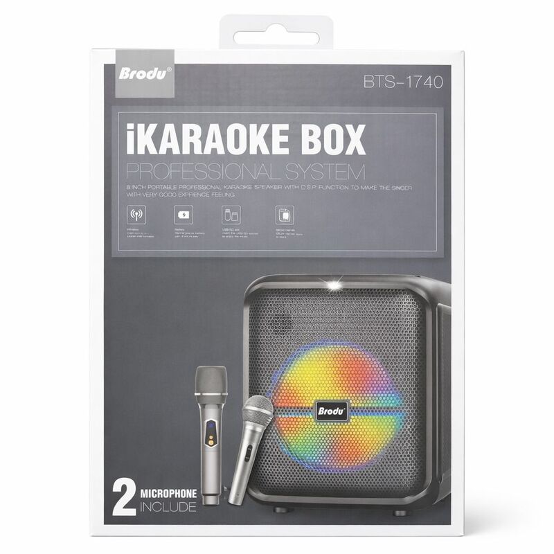 בידורית + מיק אלחוטי + מיק חוטי BRODU BTS-1740