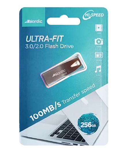 דיסק און קי 256GB מתכתי מהיר וקומפקטי Nordic Ultra-Fit