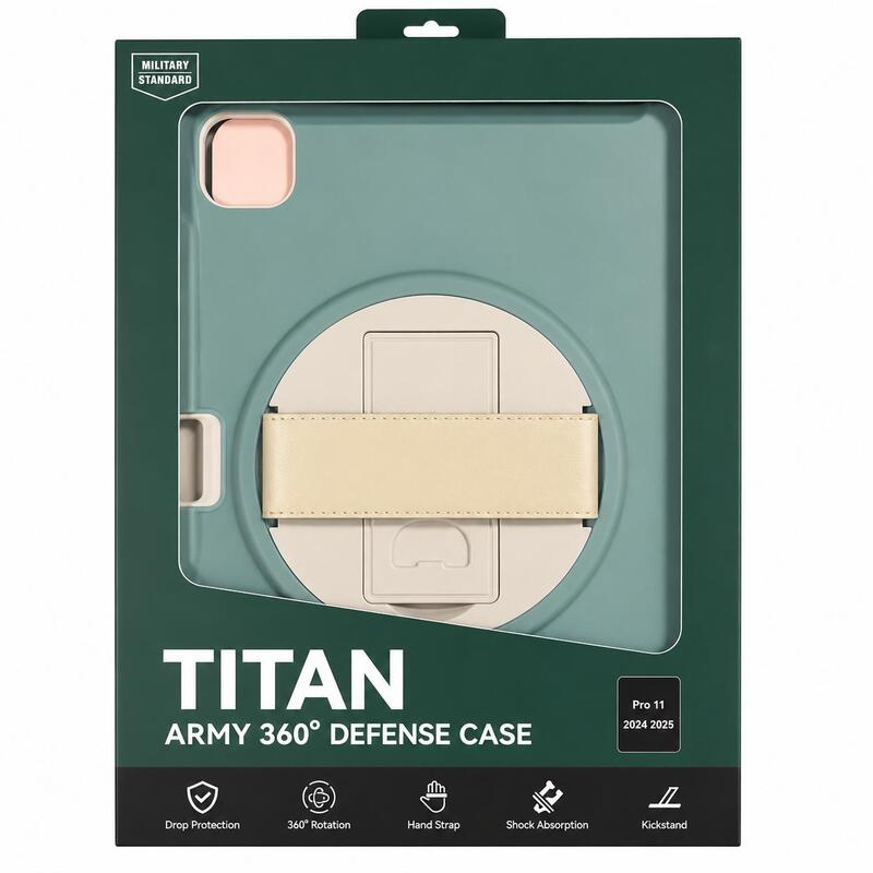 Titan defense case for ipad PRO 11 2024 2025 GREEN