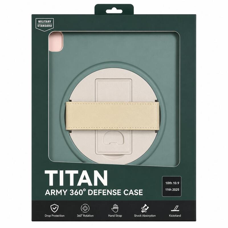 Titan defense case for ipad 11th, 10th GREEN