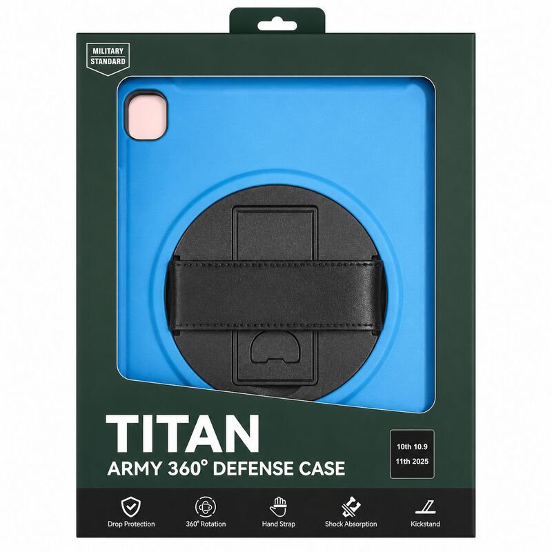 Titan defense case for ipad 11th, 10th BLUE