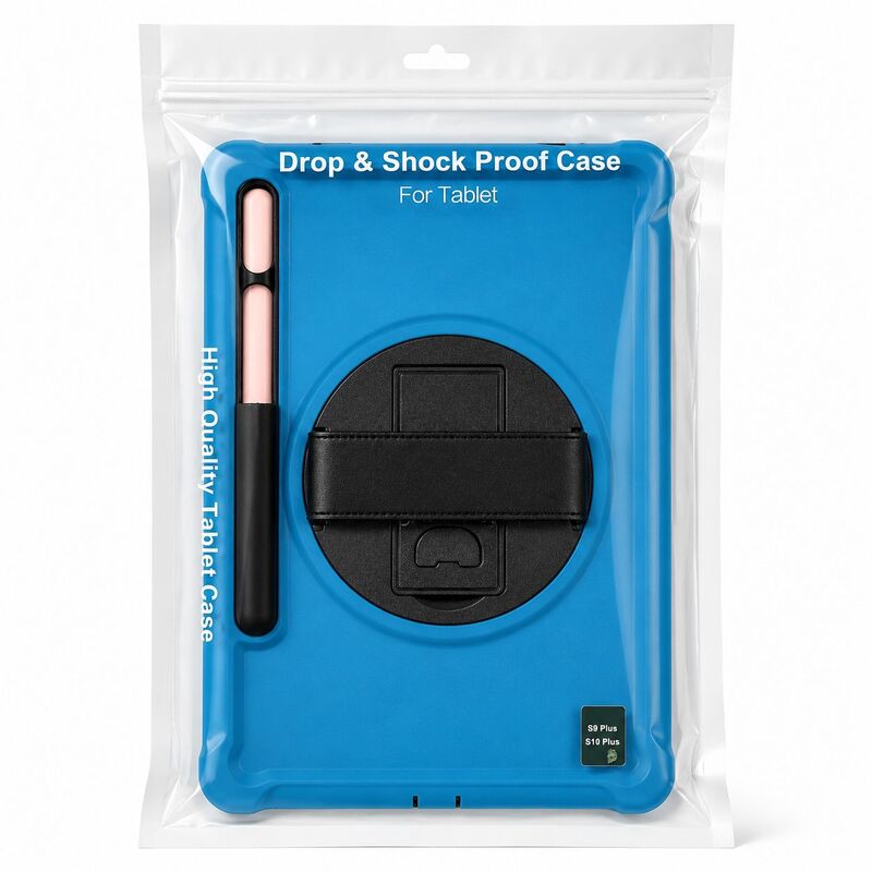 Titan defense case for tab S9 PLUS, S10 PLUS, S9FE, S7 PLUS, S7FE, S8 PLUS blue