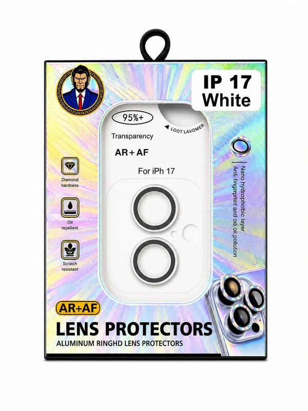 מגן מצלמה Iph17 White