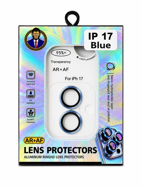 מגן מצלמה Iph17 Blue