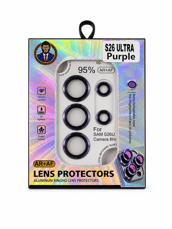 מגן מצלמה S26 Ultra Purple