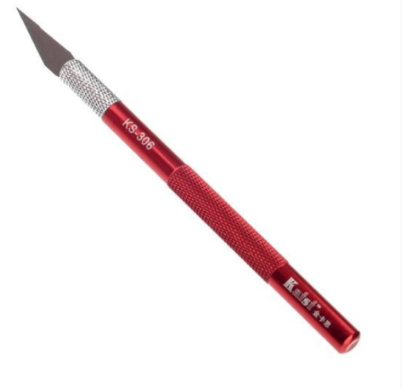 KAISI KS-306 PORTABLE PRECISE ART KNIFE (RED)