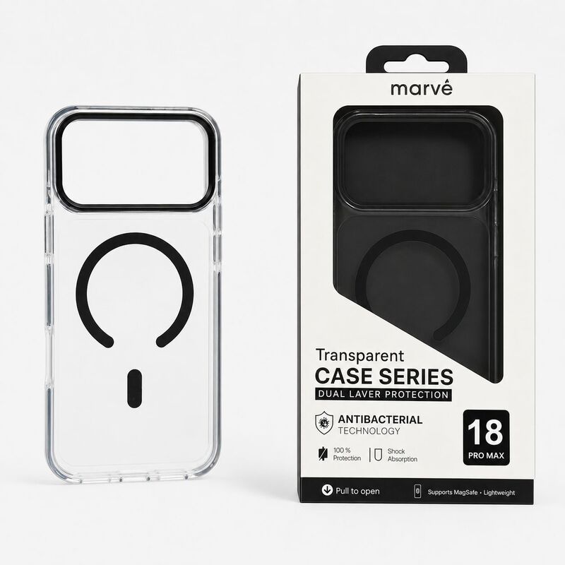 מגן marve magsafe 18pm black