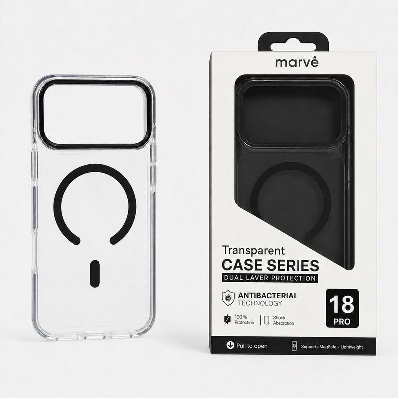 מגן marve magsafe 18pro black